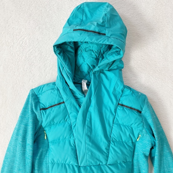 Lululemon Fluff Off Pullover Hoodie Cold Weather Insulated Goose Down (Flaw) - Picture 4 of 12